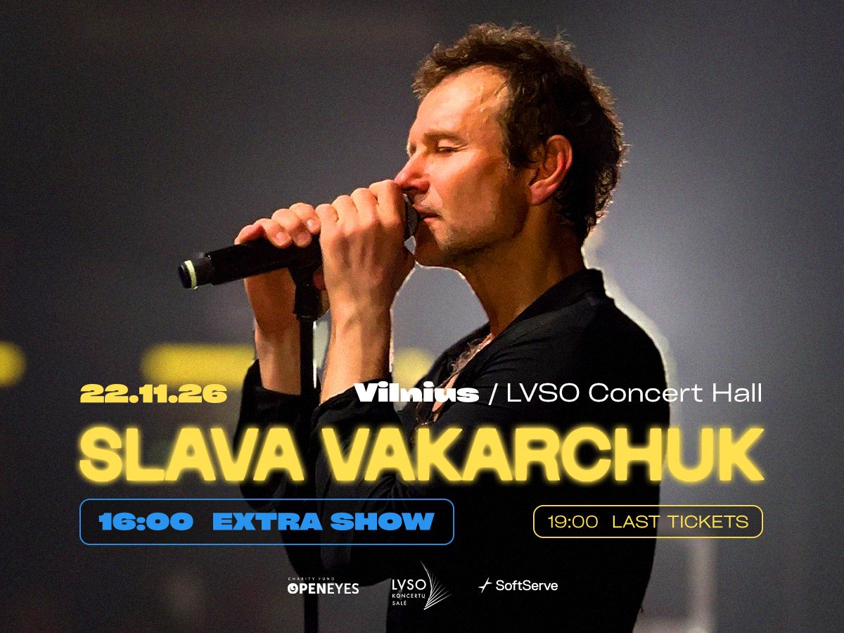 Sviatoslav Vakarchuk Vilniuje!